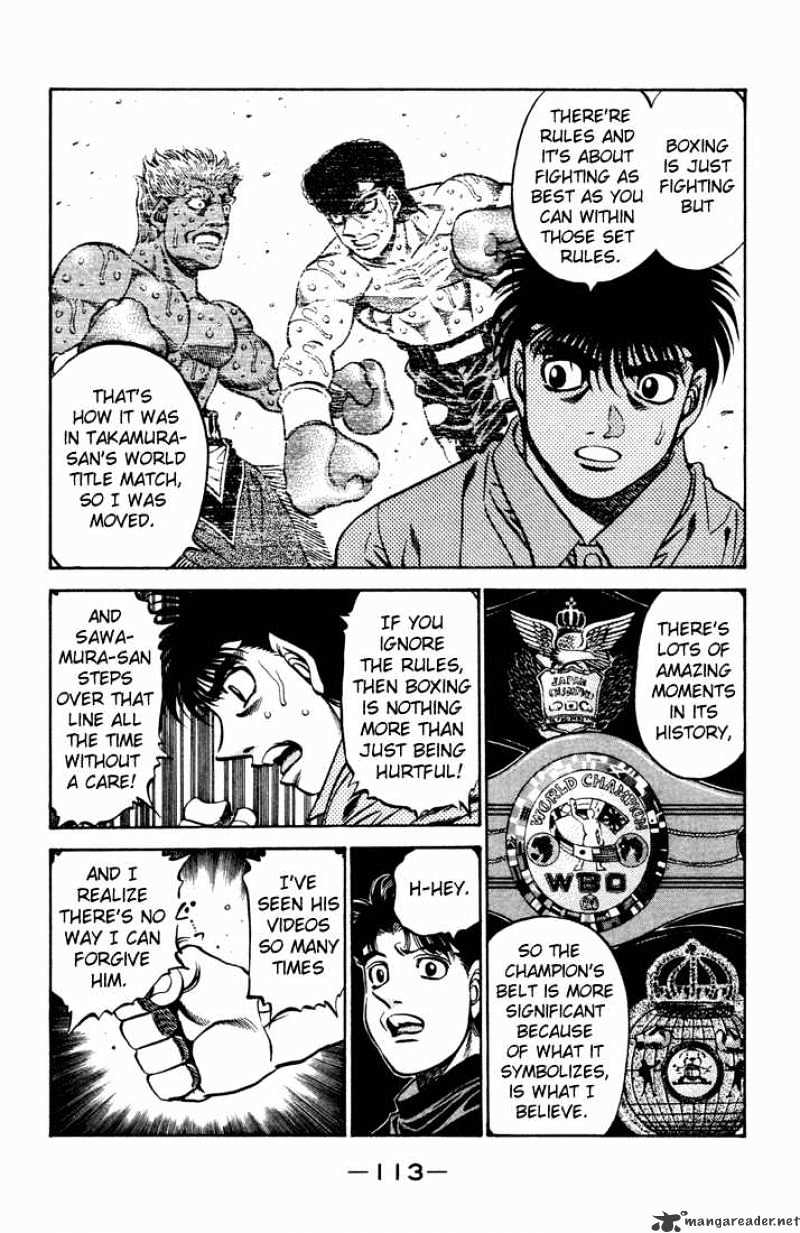 Hajime no Ippo: Fighting Spirit, Chapter 478 image 11